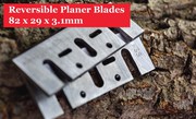 82 x 5.5 x 1.1mm Reversible Planer Knives For Hand-held Electric Power